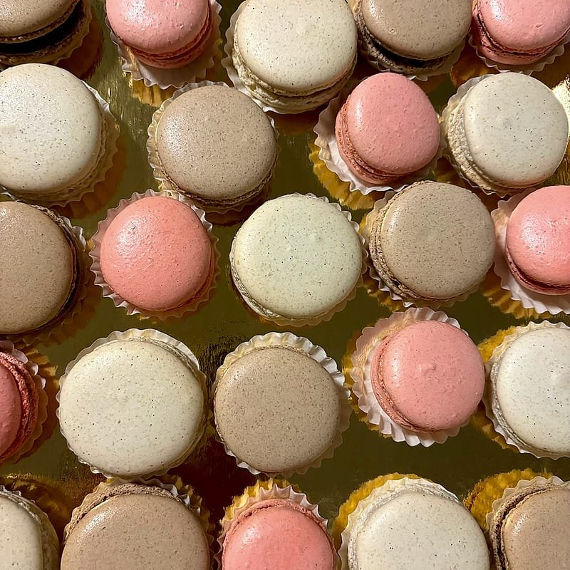 Macarons roses et vanille de La Maison Saunier